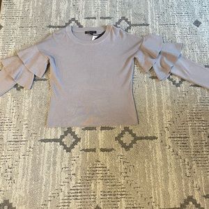 Ruffle Sleeve Sweater